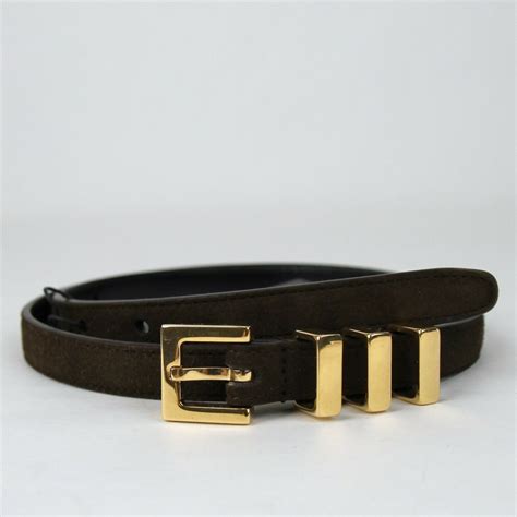 ysl 3 passants belt